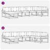 vidaXL Buiten bankenset met kussen 7 pcs Natuurlijk en Cr&egrave;me
