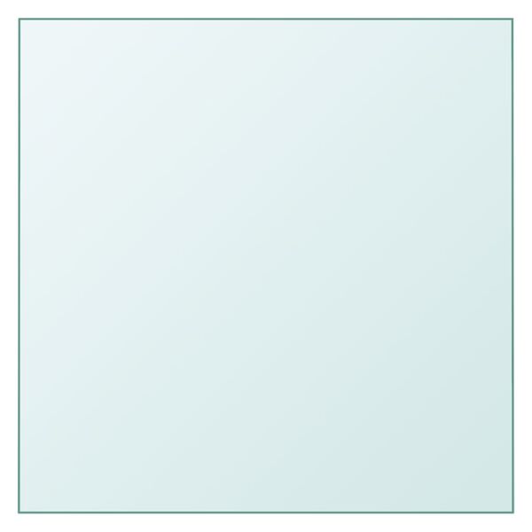 vidaXL Tafelblad 30x30 cm gehard glas transparant