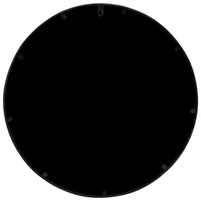 vidaXL Spiegel rond 60x3 cm ijzer zwart