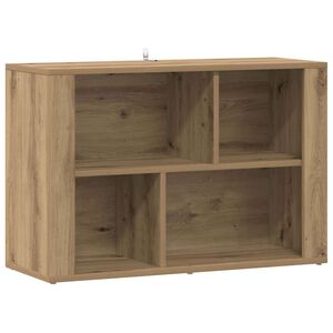 vidaXL Dressoir Artisan Eiken 80 x 30 x 53 cm Bewerkt hout
