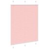 vidaXL Pliss&eacute; rolgordijn 110x150cm stofbreedte 109,4cm polyester roze