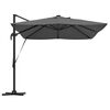 vidaXL Parasol Antraciet 352 x 251 x 265 cm Polyester en Aluminium