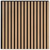 vidaXL Wandpanelen 8 st 60,5 x 60 cm Naturel