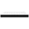 vidaXL Pocketveringmatras 160x200x20 cm stof zwart