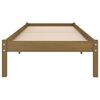 vidaXL Bedframe massief grenenhout honingbruin 90x200 cm