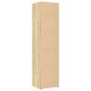 vidaXL Hoge kast 45x42,5x185 cm bewerkt hout sonoma eikenkleurig