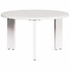 vidaXL Salontafel 2 pcs Wit Massief grenenhout