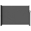 vidaXL Uittrekbaar Zijscherm Antracietkleurig 300 x 170 cm Polyester