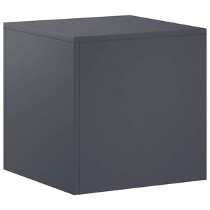 vidaXL Plantenstandaard Antraciet 40 x 40 x 40 cm Roestvrij staal
