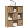vidaXL Boekenkast 89x24x101,5 cm bewerkt hout artisanaal eikenkleurig