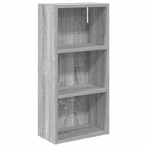 vidaXL Badkamer wandkast Grijze Sonoma 30 x 16 x 62,5 cm