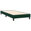 vidaXL Boxspring met matras fluweel donkergroen 90x220 cm