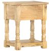 vidaXL Nachtkastje 40x35x50 cm massief mangohout