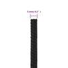 vidaXL Boottouw 5 mm 250 m polypropeen zwart