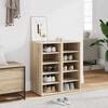 vidaXL Schoenenkasten 2 st 31,5x35x70 cm hout sonoma eikenkleur