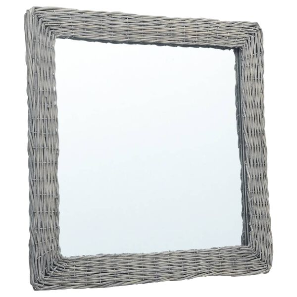vidaXL Spiegel 50x50 cm wicker