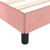 vidaXL Bedframe met hoofdeinde zonder matras 160x200 cm fluweel roze