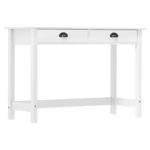 vidaXL Wandtafel Hill 2 lades 110x45x74 cm massief grenenhout
