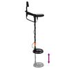 vidaXL Metaaldetector met LCD-scherm 3 modi 19 cm spoel Zwart