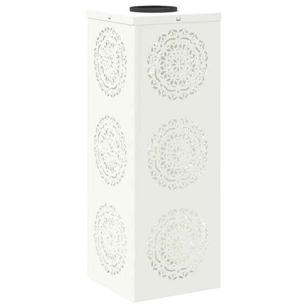 vidaXL Solar LED Pad Licht 2 pcs Wit Koudgewalst staal