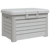 vidaXL Kussenbox 73x50,5x46,5 cm polypropeen grijs