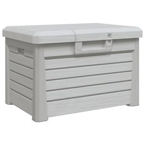 vidaXL Kussenbox 73x50,5x46,5 cm polypropeen grijs