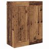 vidaXL Highboard met lade Oud Hout 69,5 x 34 x 180 cm Bewerkt hout