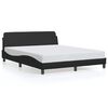 vidaXL Bedframe "Dover" kunstleer zwart 160x200 cm