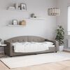 vidaXL Slaapbank 80x200 cm stof taupe