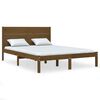vidaXL Bedframe massief grenenhout honingbruin 140x200 cm