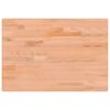 vidaXL Bureaublad 80x55x2,5 cm massief beukenhout