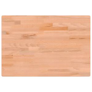 vidaXL Bureaublad 80x55x2,5 cm massief beukenhout