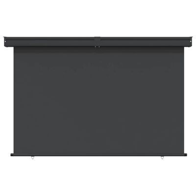 vidaXL Balkonscherm 175x250 cm zwart
