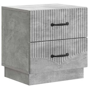 vidaXL Nachtkastje Betongrijs 43 x 34,5 x 44,5 cm Bewerkt hout