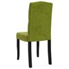 vidaXL Eetkamerstoelen 6 st fluweel lichtgroen