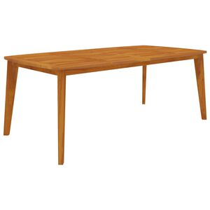 vidaXL Tuintafel 200x100x75 cm massief acaciahout