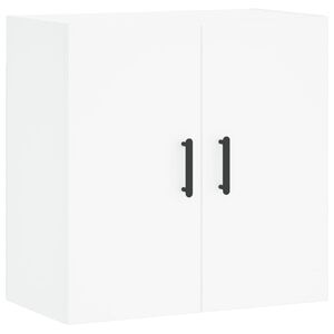 vidaXL Wandkast 60x31x60 cm bewerkt hout wit