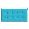 vidaXL Tuinbank Kussen Turquoise 100 x 50 x 4 cm Oxford stof
