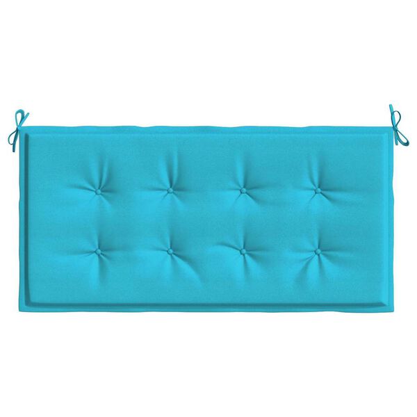 vidaXL Tuinbank Kussen Turquoise 100 x 50 x 4 cm Oxford stof