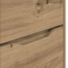 vidaXL Opbergkast Artisan Eiken 60 x 48 x 57 cm Bewerkt hout