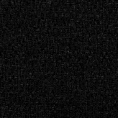 vidaXL Driezitsbank met voetenbank 180 cm stof zwart