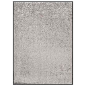 vidaXL Deurmat 60x80 cm grijs
