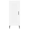 vidaXL Hoge kast 34,5x34x180 cm bewerkt hout wit