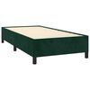 vidaXL Bedframe zonder matras 90x200 cm fluweel donkergroen