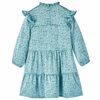 Kinderjurk met lange mouwen 116 blauw