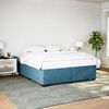 vidaXL Bedframe fluweel blauw 200x200 cm