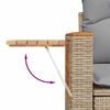 vidaXL Tuinbankenset 11 pcs Beige en Licht Grijs poly rattan
