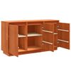 vidaXL Dressoir Bruin Eiken 111 x 34 x 60 cm Massief grenenhout