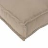 vidaXL Palet Kussen Taupe 180 x 40 x 8 cm Oxford Stof