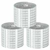 vidaXL Spiegelmozaïek Tegel Geometrisch 3 pcs Zilver 100 x 4 cm Glas
